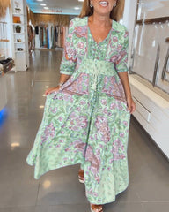 Louna™ | Kjole med V-udskæring