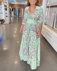 Louna™ | Kjole med V-udskæring