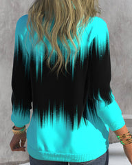 Mia™ | Trøje med høj hals og gradientprint