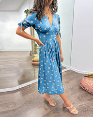 Monique™ | Elegant Kjole med Prikker