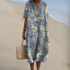 Nicole™ | Sommerkjole med Blomster