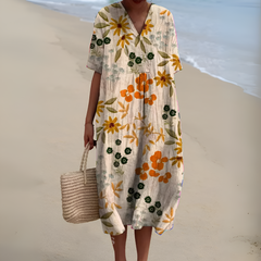 Nicole™ | Sommerkjole med Blomster