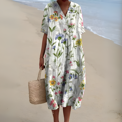 Nicole™ | Sommerkjole med Blomster