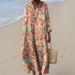 Ellis™ | Vintage blomsterkjole