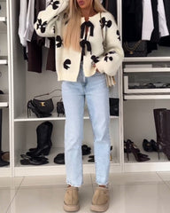 Hannah™ | Elegant vest med sløjfe