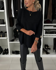 Rebekka™ | Blød trøje med knapper