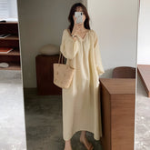 Sohée™ | Elegant Loungekjole i Bomuld