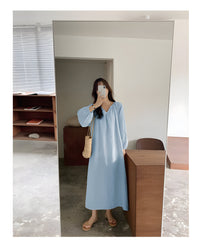 Sohée™ | Elegant Loungekjole i Bomuld