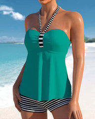 Lulu™ | Tankini med ryg og striber
