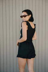 Anouk™ | Badedragt med flæser og indbygget bh