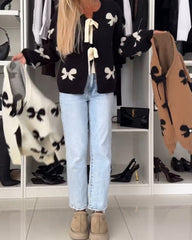 Hannah™ | Elegant vest med sløjfe