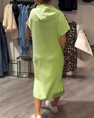 Lorette™ | Komfortabel hoodiekjole