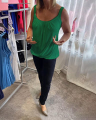 Bente™ | Plisseret bomuldstop