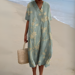 Nicole™ | Sommerkjole med Blomster