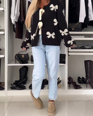 Hannah™ | Elegant vest med sløjfe