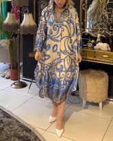 Maja™ | Løs en elegant kjole med print