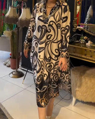 Maja™ | Løs en elegant kjole med print