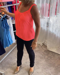 Bente™ | Plisseret bomuldstop