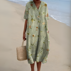 Nicole™ | Sommerkjole med Blomster