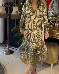 Maja™ | Løs en elegant kjole med print