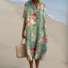 Nicole™ | Sommerkjole med Blomster