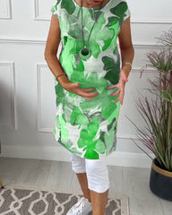 Manon™ | Afslappet Kjole med Farverigt Blomsterprint