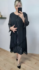 Claudia™ | Elegant kjole med flydende lag