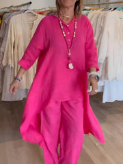 Mirelle™ | Sommeroutfit i let bomuldsblanding