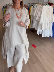 Mirelle™ | Sommeroutfit i let bomuldsblanding