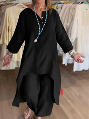 Mirelle™ | Sommeroutfit i let bomuldsblanding