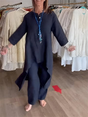 Mirelle™ | Sommeroutfit i let bomuldsblanding