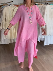 Mirelle™ | Sommeroutfit i let bomuldsblanding