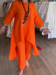 Mirelle™ | Sommeroutfit i let bomuldsblanding