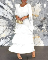 Monique™ | Chiffonkjole med "Cake"-nederdel