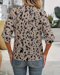 Elena™ | Bluse med V-hals