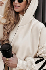 Amélie™ | Frakke til kvinder med strikkede ærmer