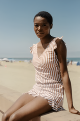 Anouk™ | Badedragt med flæser og indbygget bh