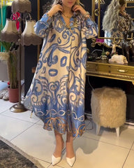Maja™ | Løs en elegant kjole med print