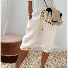 Hedwig™ | Kort Linbukser til Kvinder