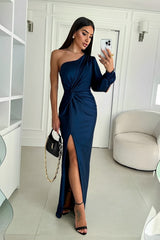 Colette™ | Elegant Én-Skulder Kjole