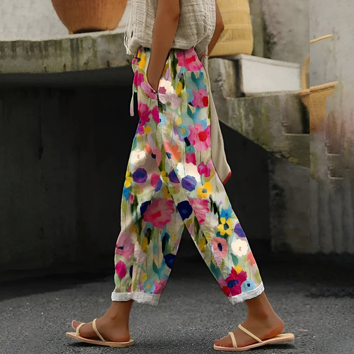 Nina™ | Farverig Jogging