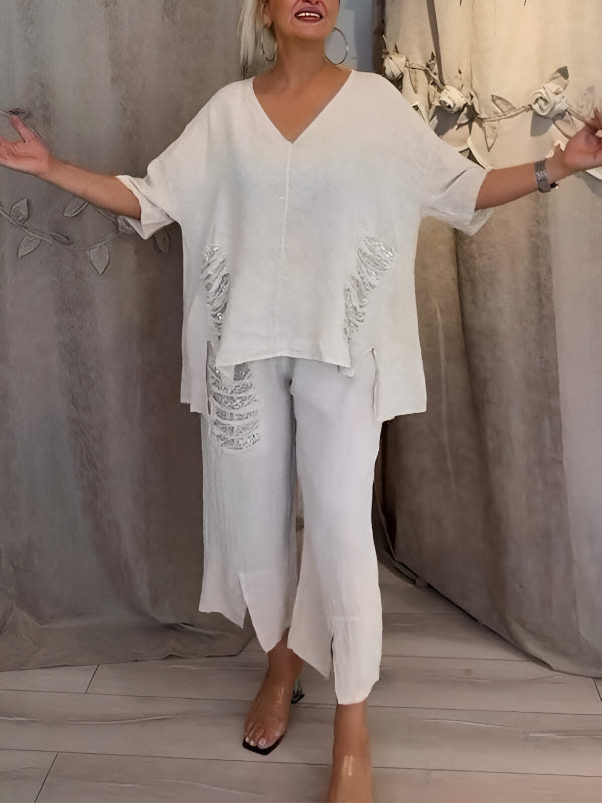 Claire™ | Sæt til sommeren i to dele med detaljer