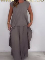 Laney™ | Ensemble Midi Plissé