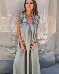 Adèle™ | Elegant Kjole med Blomster