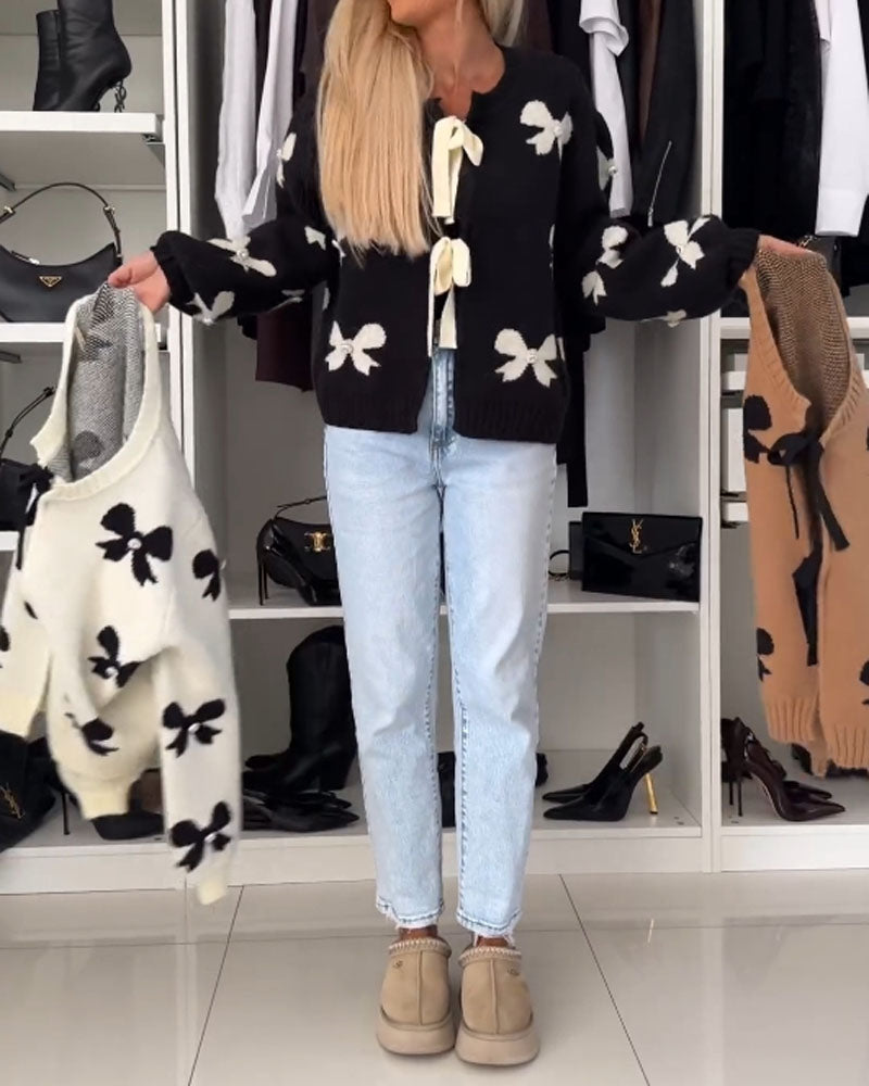 Hannah™ | Elegant vest med sløjfe