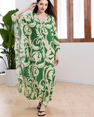 Maïa™  | Maxi Kjole med V-udskæring