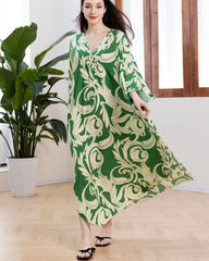 Maïa™  | Maxi Kjole med V-udskæring