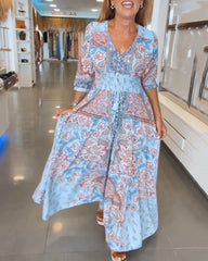 Louna™ | Kjole med V-udskæring