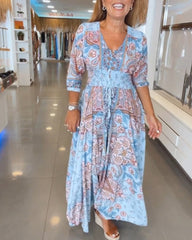 Louna™ | Kjole med V-udskæring