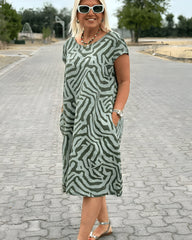 Serra™ | Sommerkjole med Safari Striber